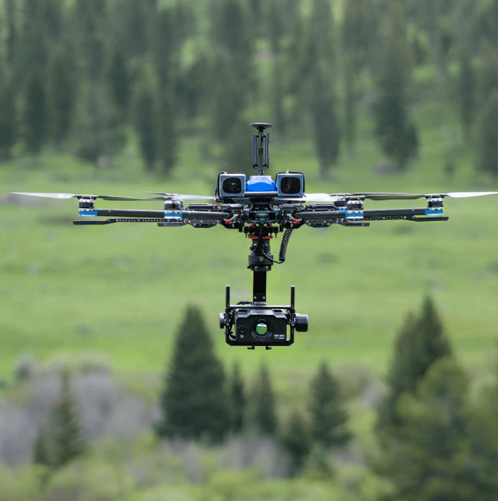 Vision Aerial Optical Gas Imaging System Drone